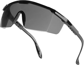 Safety Sunglasses Tinted Safety Glasses for Men Wrap Around UV Protective Dark