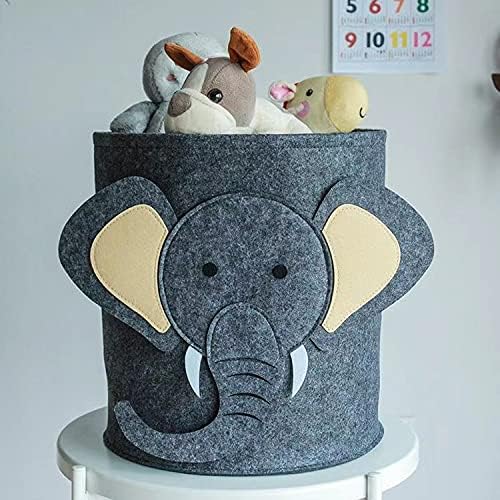 Nursery Storage Basket, Animal Toy Box, Elephant Toy Organiser