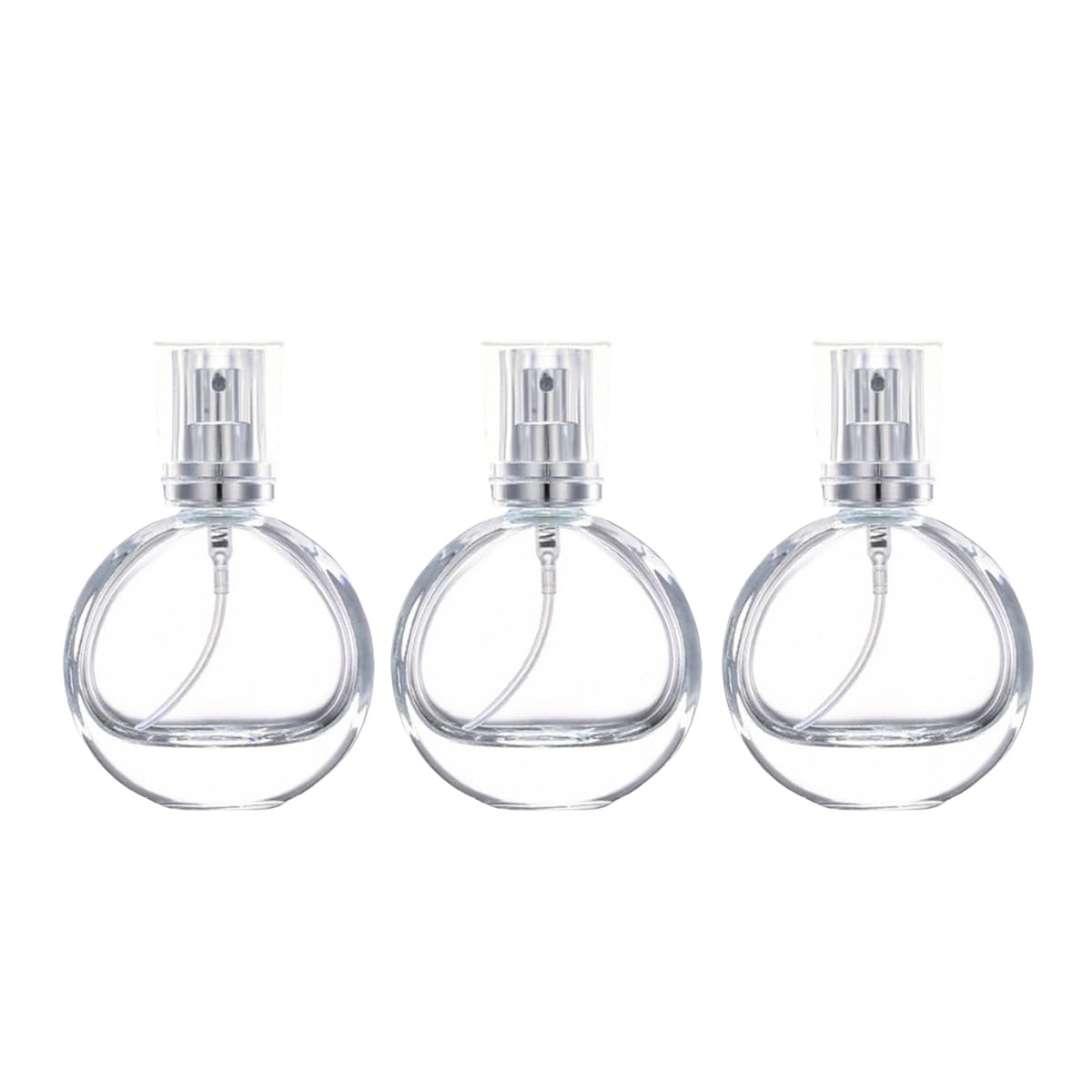 Rowcay 3 Pcs Perfume Bottle Atomizers,1 oz Refillable Fine Mist Sprayer Empty Fragrance Bottles Portable Travel Perfume Dispenser Containers for