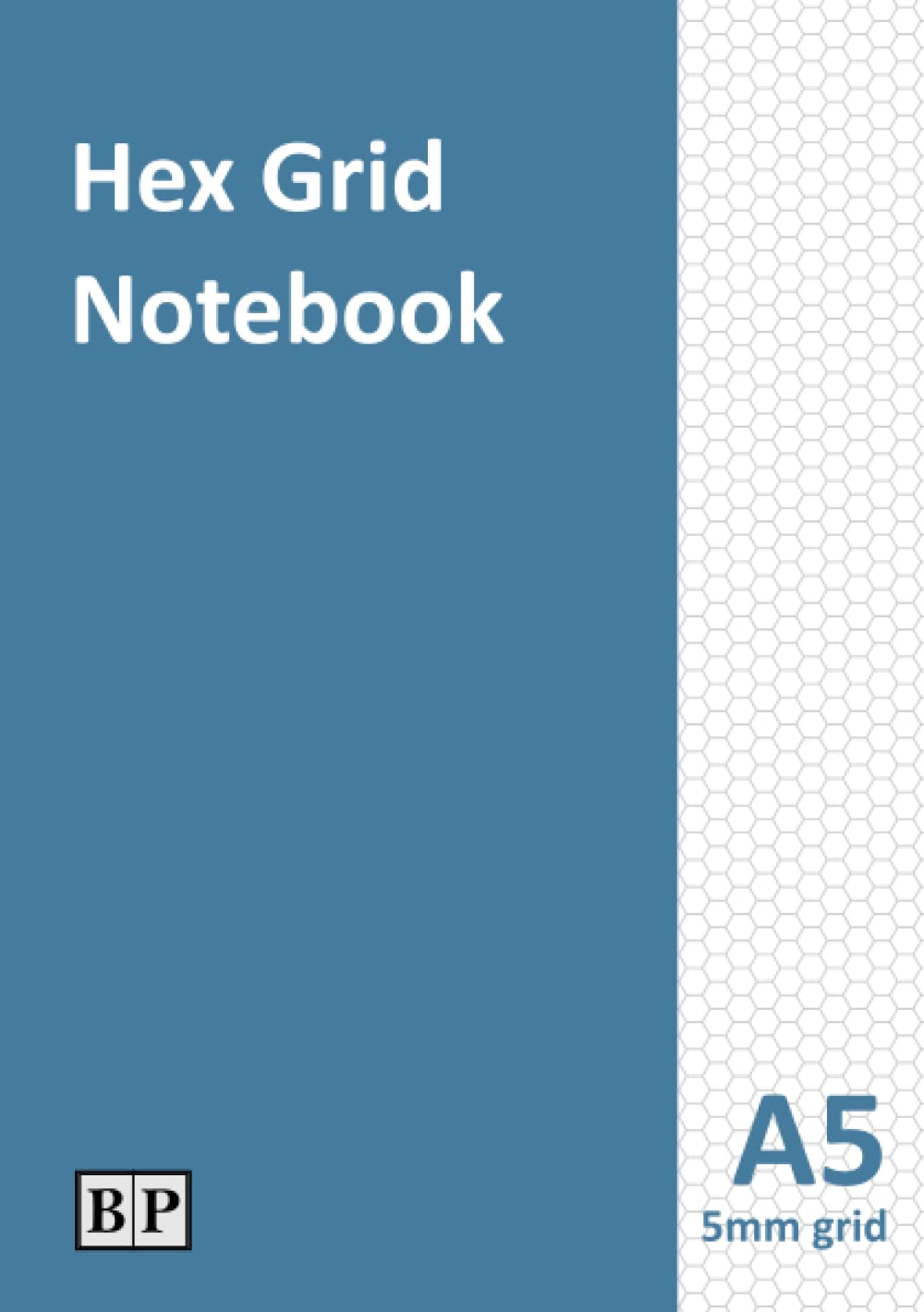 A5 Hex Grid Notebook: 120 pages, 5mm low impact grid, For Projects, Planning, Study, Drawing and Sketching