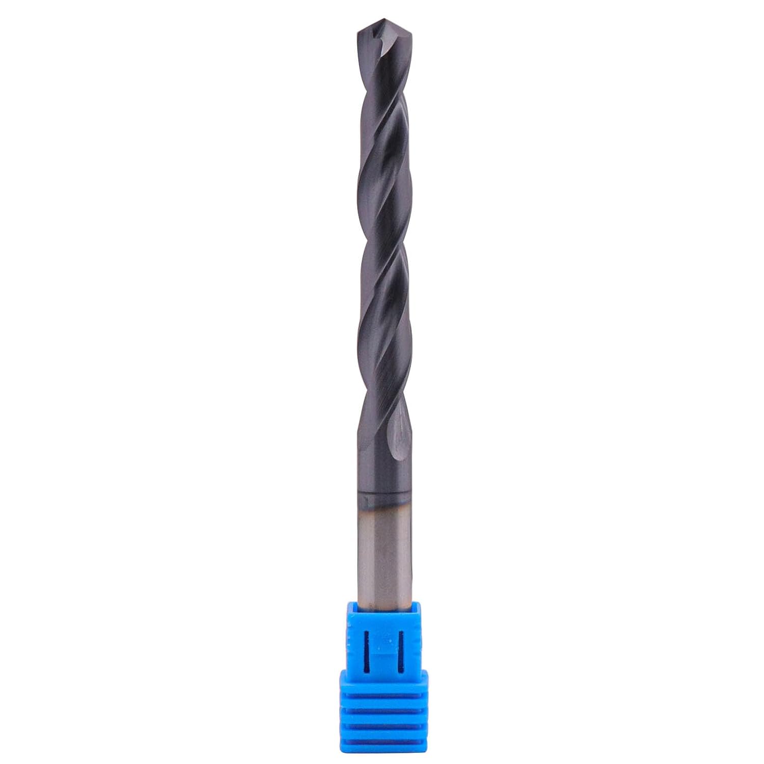 5/16" Solid Carbide Twist Drill Bits - AlTiN Coated, 2 Flute Tungsten Carbide Jobber Drill Bits, 118° Point Angle, 5/16" Drill Diameter, 2-3/8" Flute Length, 4" Overall Length