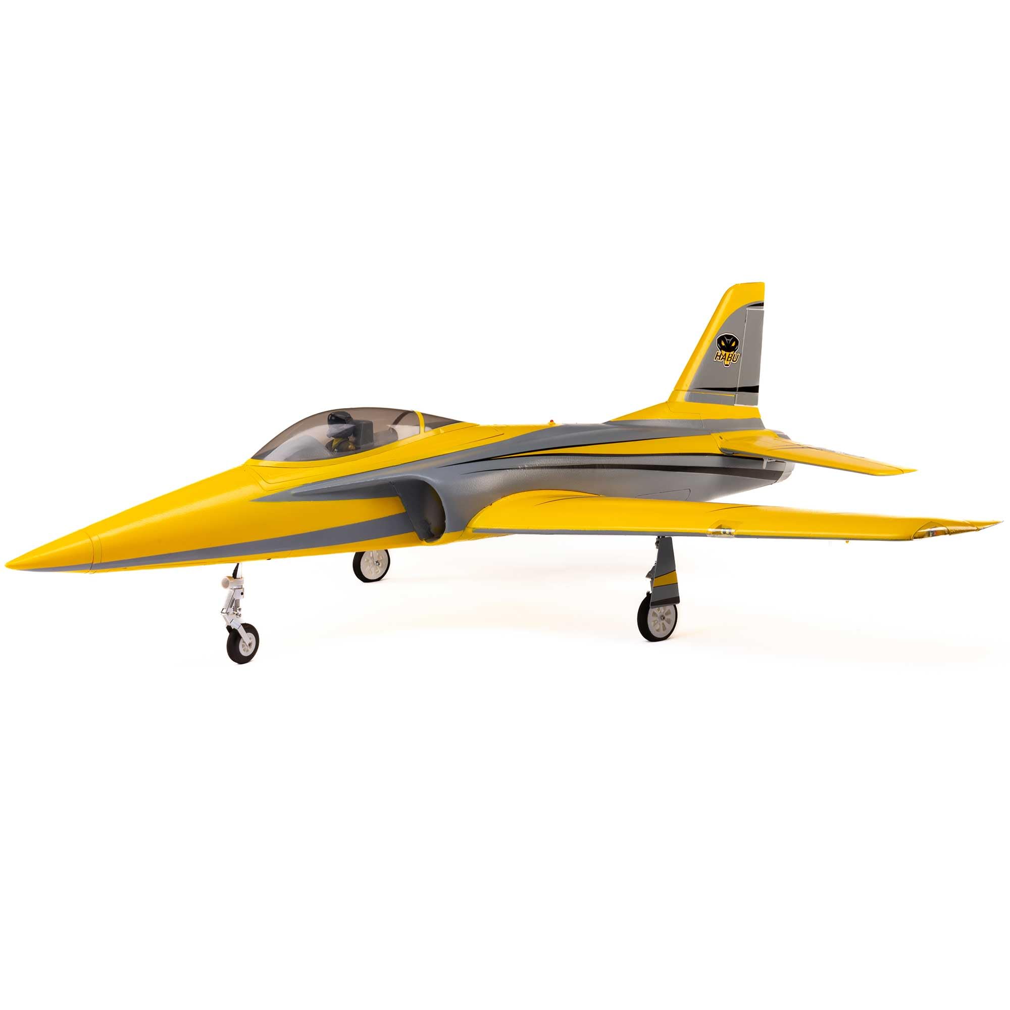 E-Flite Habu XS 80mm EDF – Sportjet mit 6S Power, AS3X Stabilisierung, Safe Mode, LED-Lichtern & Einziehfahrwerk – BNF Basic Version