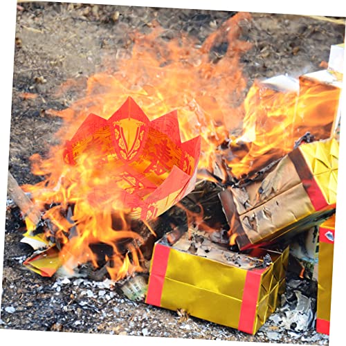 HAPINARY 5 Peças Lótus Cornucópia Ancestral Dinheiro Qingming Fantasma Dinheiro Ancestral Abençoar D