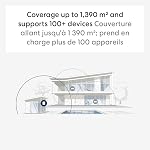 Amazon eero Outdoor 7 dual-band mesh wifi router (newest model), Weatherproof rating of IP66, Coverage up to 1,390 m² outdoors, 1-pack, Includes 30W PoE+ adaptor