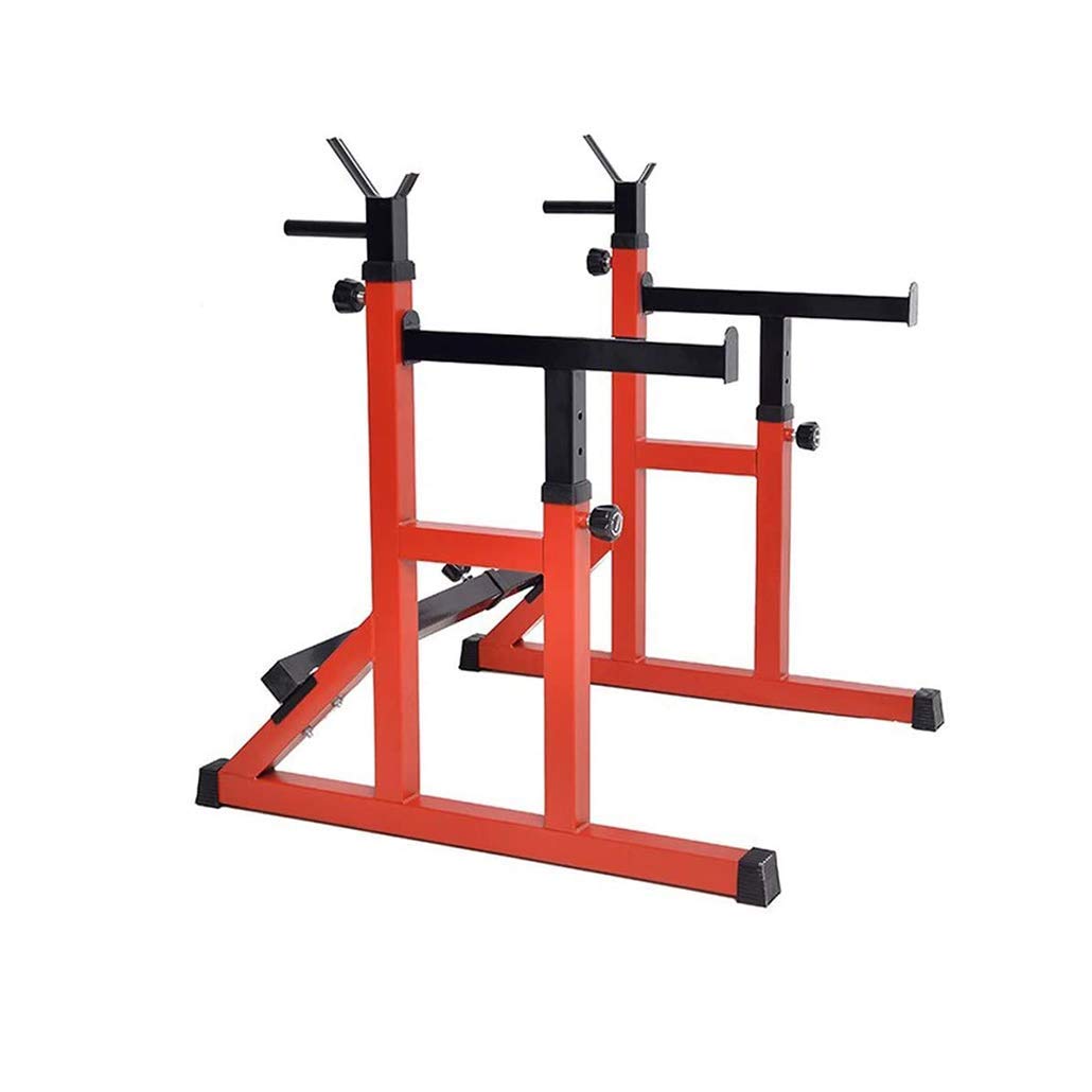 AYCDL Fitness Equipment Squat Rack Barbell Bracket Adjustable Weightlifting Bench Press Rack Home Barbell Rack, Adjustable Weight Bench,Home Training Hall, Multi-Purpose Fitnes
