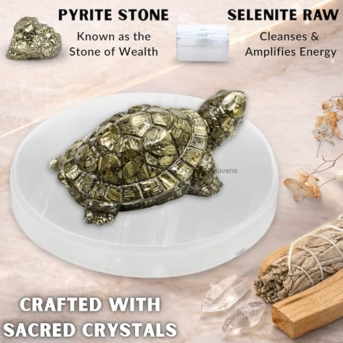 Image of Pyrite Tortoise Original Certified, Pyrite Turtle Energy Symbol