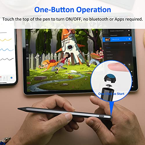 image for Zspeed Active Stylus Pen for Android & iOS, Fine Point Stylus for Touc