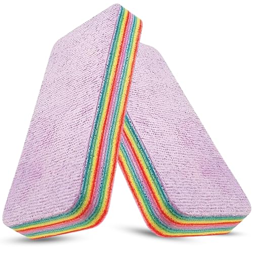 Image of CAR SAAZ Multi-Purpose Car Cleaning Sponge (Pack of 2) | Super Absorbent 12-Layer Rainbow Sponge | Reusable for Cars, Home, Kitchen, Glass, Furniture & More | Cleaning & Drying Sponge