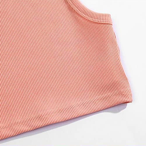 Toddler Kids Girls Dance Tank Top Racerback Crop Top Sleeveless Sports Dance Top for Ballet Gymnastics Dancewear4