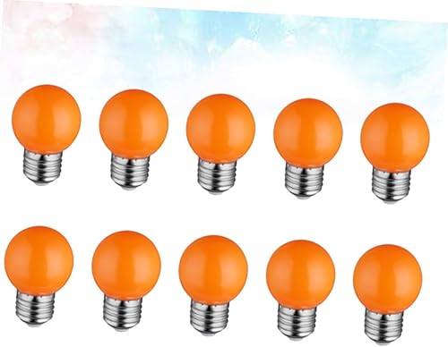 Miniatura 9 de DOITOOL 10 Uds. de diferentes colores de bombillas de luz de colores bombillas redondas fiesta decoración al aire libre Deco luz al aire libre