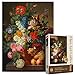 Antelope - 1000 Piece Puzzles for Adults - Vase Flower Grapes Peaches Jigsaw Puzzle 1000 Pieces, Jan Frans Van Dael Officially Licensed, High Resolution, No Dust Classic Artistic Puzzle