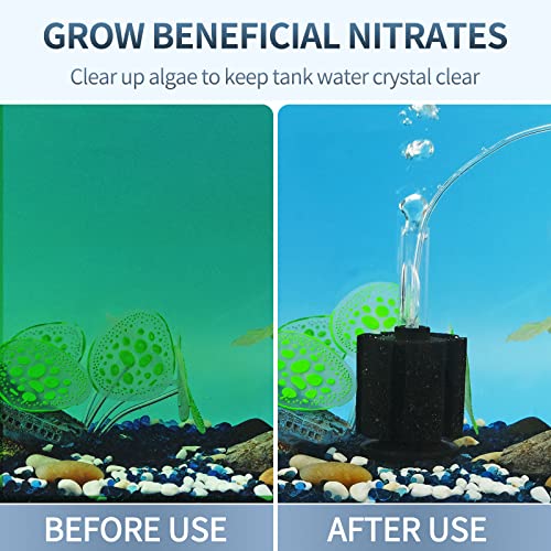 Image of Pawfly Aquarium Sponge Filter, Small Fish Foam Filter with Tubing Suction Cup Check Valve Connector and Control Valve Accessories for Betta Fry Shrimp Tiny Fish Tank up to 10 Gallons