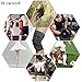 Extra Long Elastic Knee Wrap Compression Bandage Brace Support for Legs, Plantar Fasciitis, Stabilising Ligaments, Joint Pain, Squat, Basketball, Running, Tennis, Soccer, Football (Black-1pcs)