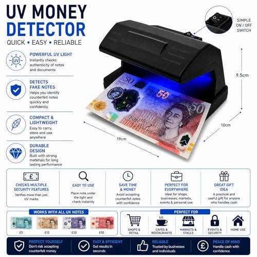 Détecteur de faux billets compact pour marchés et foires - 3