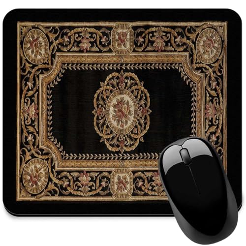 Image of Carpet Pattern Mousepad - Small Non-Slip Rubber Carpet Design Printed Computer Mouse Pad 19x22cm (FMP0233)