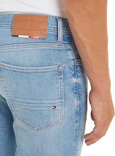 Tommy Hilfiger Herren Jeans Slim Fit, Blau (Maui Blue), 29W/36L – Ansicht 3