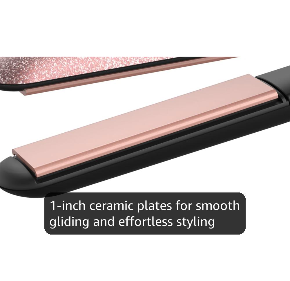 Remington Ceramic Shimmer 1" Flat Iron, Smooth Glide