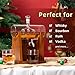 Jillmo Whiskey Decanter Sets for Men, 1250ml Decanter Set with 2 Whiskey Glasses, Ideal Bourbon Gifts for Men