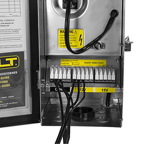 Volt 300W Clamp Connect Low Voltage Transformer With Timer/Photocell #TOP2