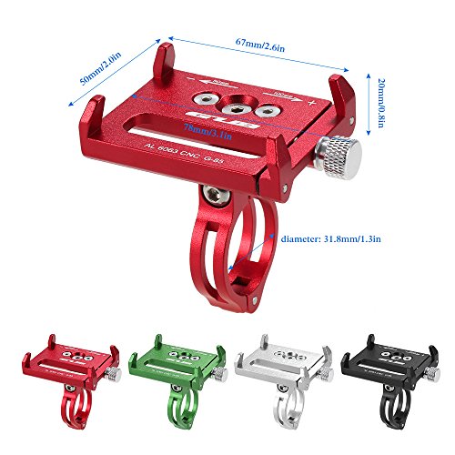 DECDEAL Mountian Bike Phone Mount Universal Celular ajustável para bicicletas Suporte para montagem