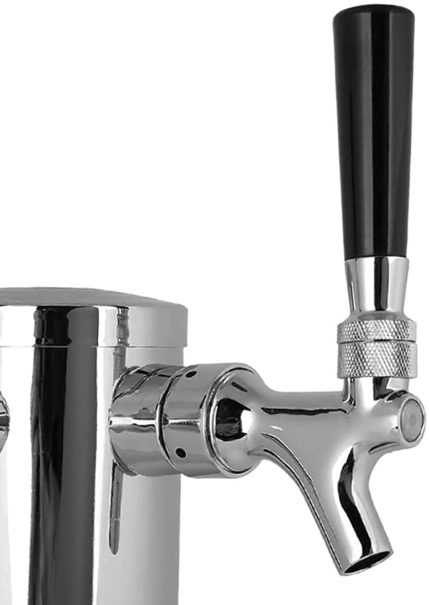 Dispensador de Cerveza Dispensador de Bebidas con Grifo Torre de Cerveza 3 Pulgadas 2 grifos, Barra casera Dispensador de Torre de Cerveza de Barril Torre de Cerveza de Barril