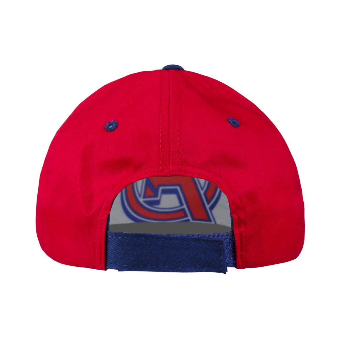 Gorra Infantil Vengadores Azul Algodón Poliéster Velcro Ajustable 2-8 Años Original España