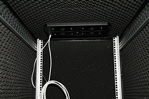 SILENCE RACK - Armario para servidores (15 U, 600 x 800 mm), color negro