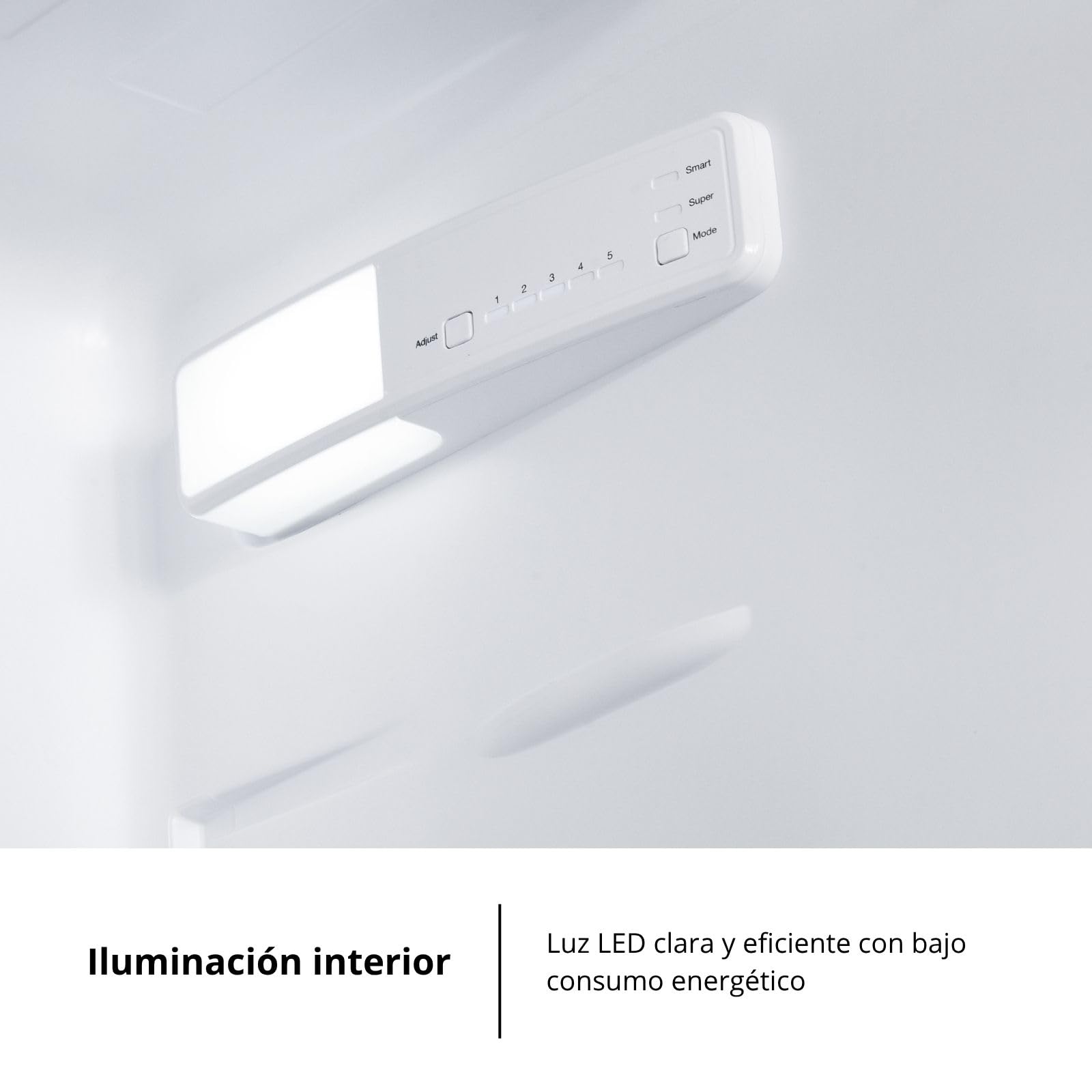 Corberó – Frigorífico Combi Integrable | CCH177CINTEG | Estático | 249L | 178 cm | Luz LED | Estantes de Cristal | Cajón Crisper | Blanco