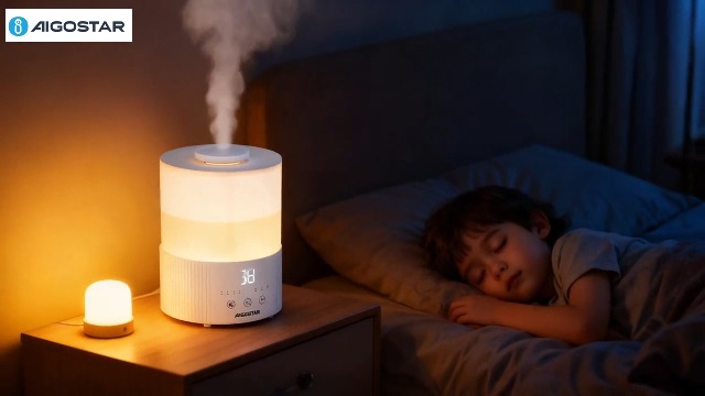 Aigostar Luftbefeuchter Schlafzimmer, 2.5L Mit Nach Produktbild-Vorschau 6