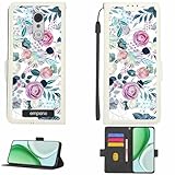 Kinetijy hülle Kompatibel Für Emporia Super Easy Hülle Hülle Handyhülle Schutzhülle [Mit 9H Festigkeit HD Schutzfolie][RFID-Blockierung][Brechungseffekt] LPT-HUA3