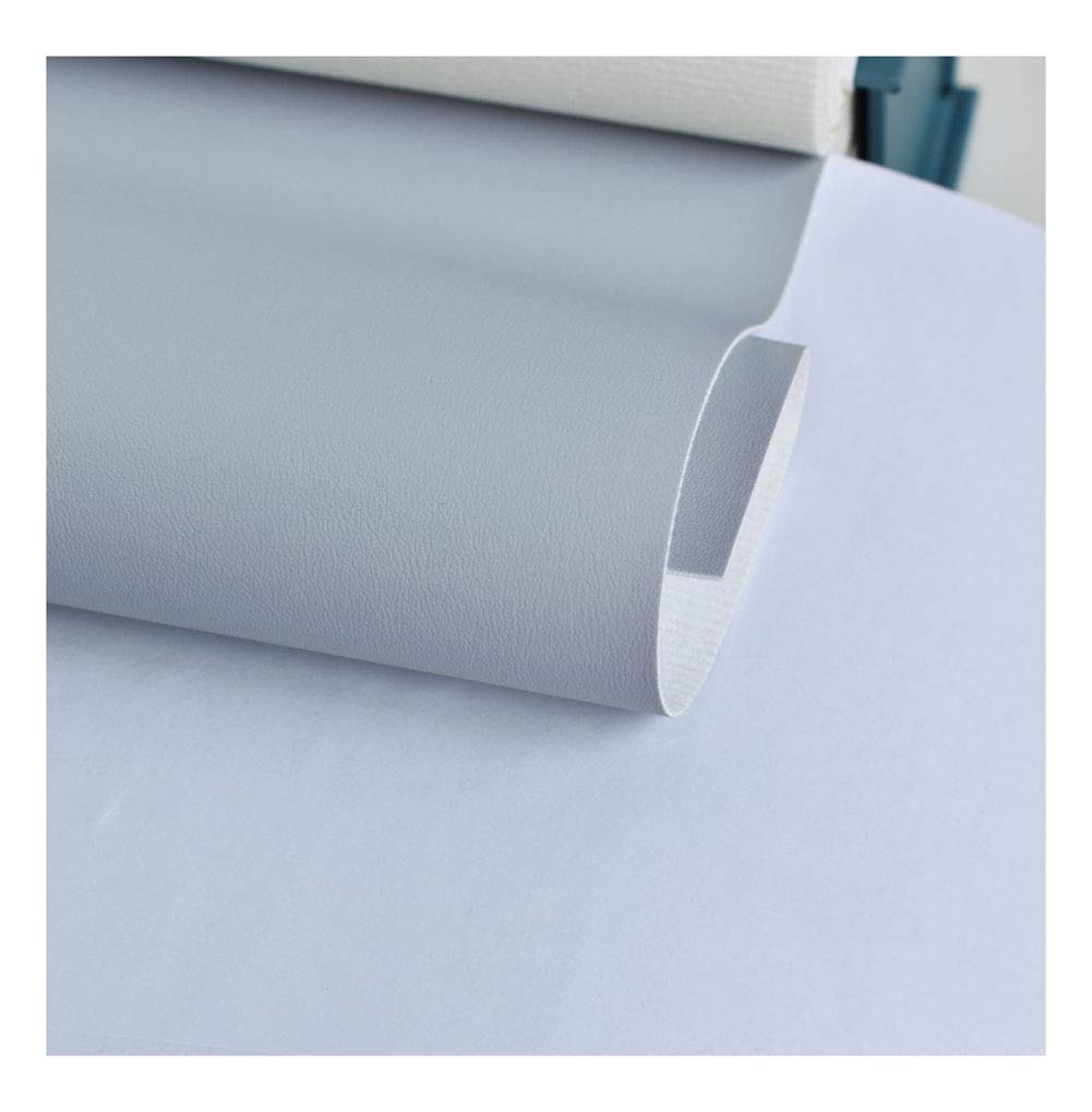 VDCVADKYE Grained Faux Leather Fabric, Upholstery Leatherette Stretch Fabric PU Material Upholstery Fabric(Gray 6#,1.37x1m)