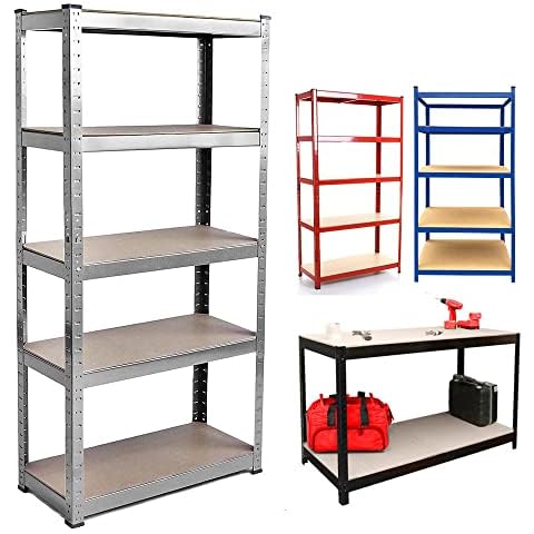 AUTOFU Heavy Duty 5-Tier Garage Shelves Cover