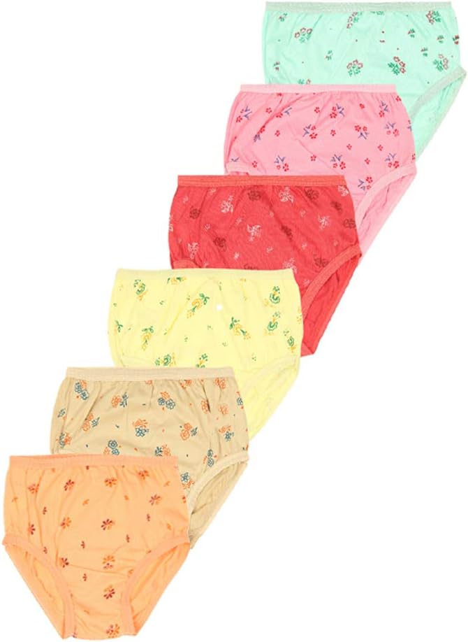 Girls/Kids Cotton Panties-Pack of 6