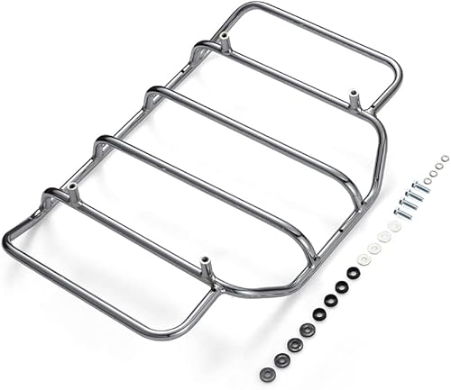 Miniatura 10 de Estante de equipaje de stock estadounidense para Harley Hard Tour Pack, Air Wing Tour Pack, estante superior apto para Moto Onfire Hard Tour Pack