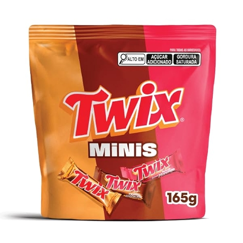 Chocolate Twix Variedades Minis 165g