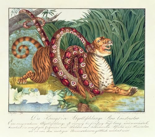 Cuadro decorativo de Aloys Zötl: pintura mural vintage en lienzo de 60x90cm