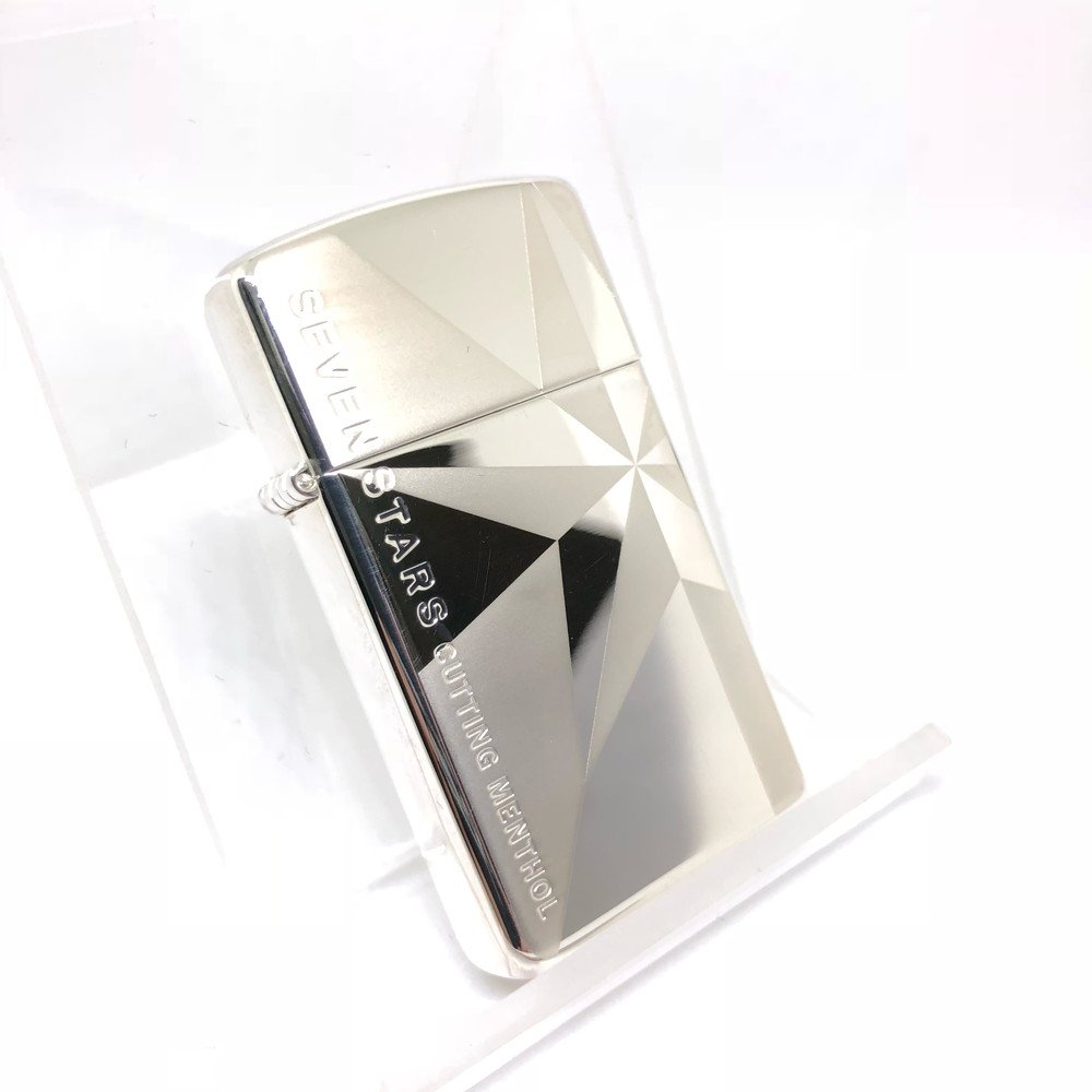 【未使用】ZIPPO ビンテージ SevenStars セブンスター　2011 ZIPPO タバコ柄「セブンスター」 G.銀メッキ大きいスター、2011