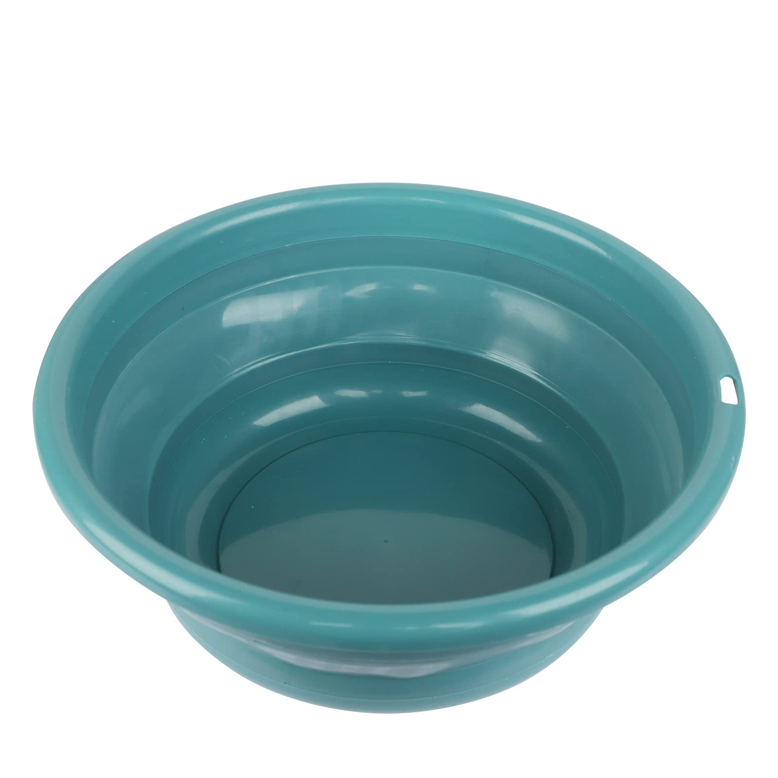 Collapsible Washbasin Folding Round Washing Up Bowl Portable Dish Tub Washing Basket Laundry Basin Space Saving Outdoor Kitchen Hanging Collapsible Tub for Travel Camping Hiking Pet Food Medium Size