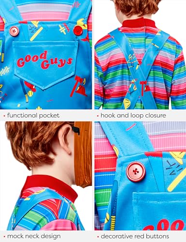 Disfraz Chucky para niños talla grande miniatura 4