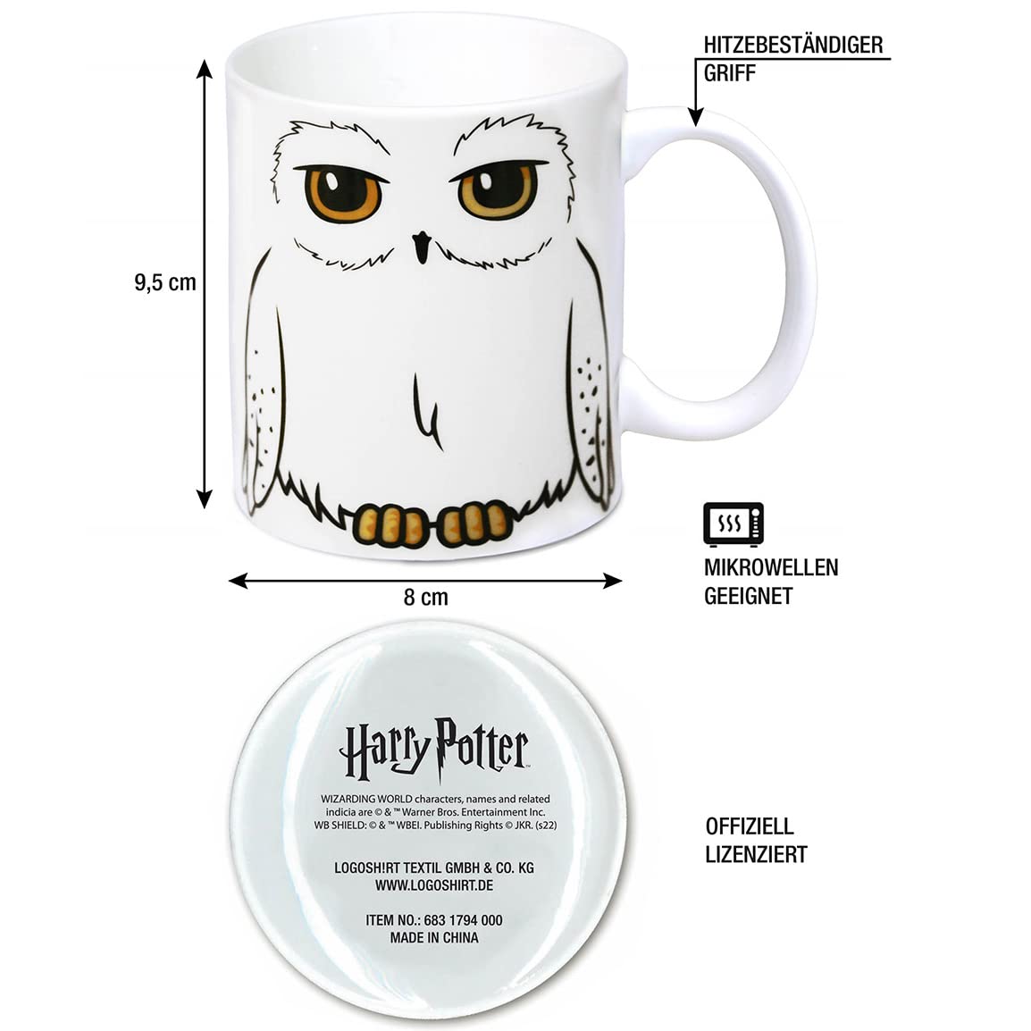 Logoshirt® Harry Potter I Slytherin I Logo I Poseleinen-mok I Koffiemok I 300ml | In gekleurde geschenkverpakking | Gelicentieerd origineel ontwerp