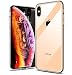 RANVOO iPhone XS Max Case, Clear Glass Hard 9H+ Tempered Glass Back [Anti-Scratch] + Premium Silicon Bumper [Shock Absorption] Full Protective Transparent Case, Crystal Clear