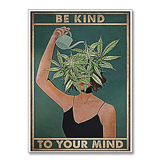 Vintage Mental Health Poster Wall Art