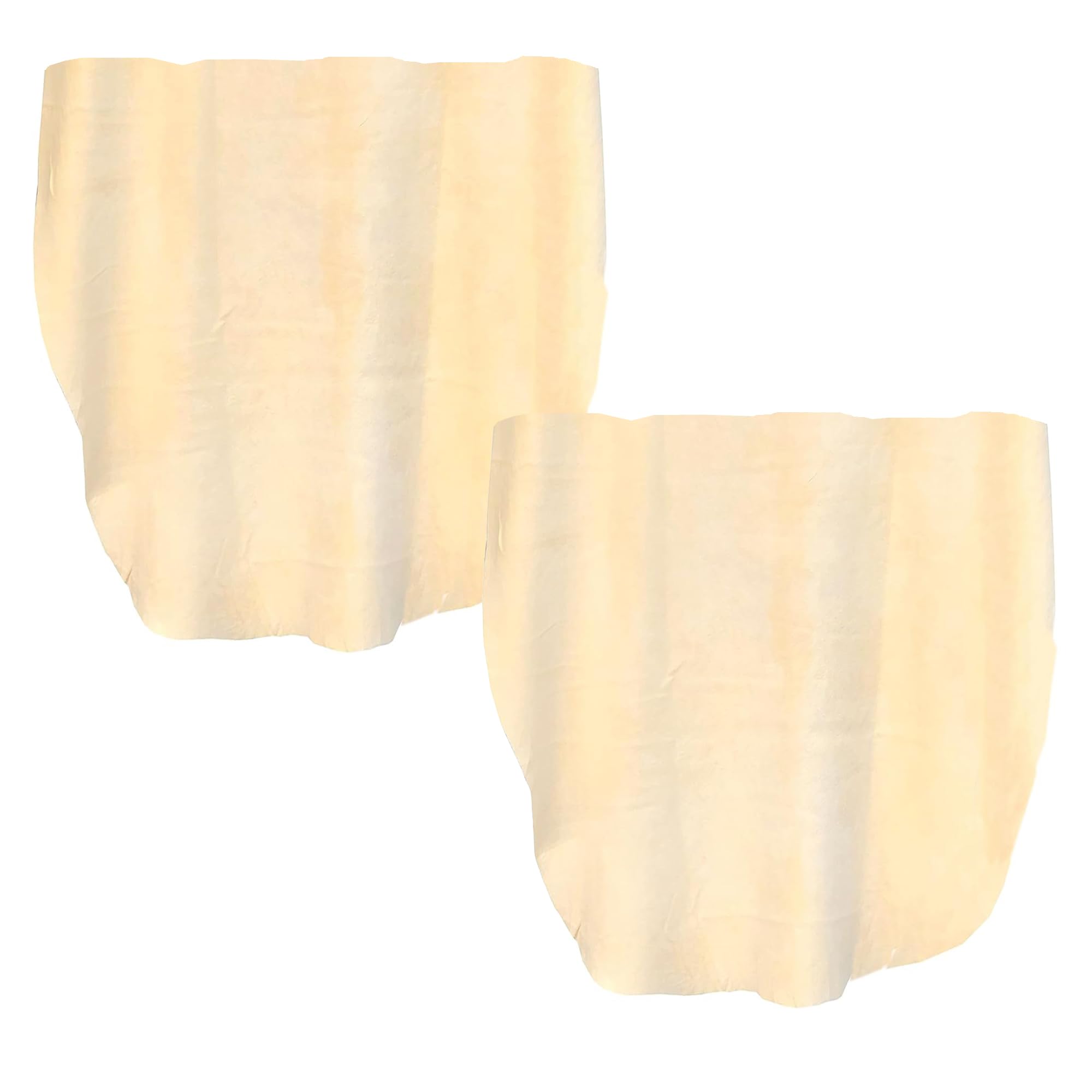 HIDMD Premium Grade Natural Chamois Leather 2 Pack 40X50CM Car Drying Chamois Cloths Perfect for drying off the whole car, glass, mirrors polishing