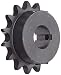 Tsubaki 50B15F-1 Finished Bore Sprocket, Single Strand, Inch, #50 ANSI No., 5/8" Pitch, 15 Teeth, 1" Bore