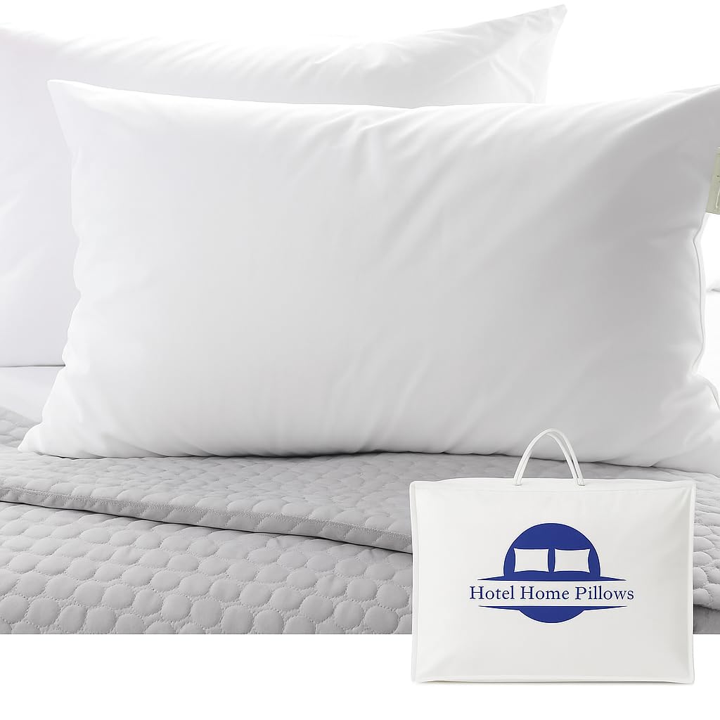 Authentic Choice Hotels Luminesse Hypoallergenic Green Label Luxury 2 pcs Soft Pillow White Standard Pack of 2