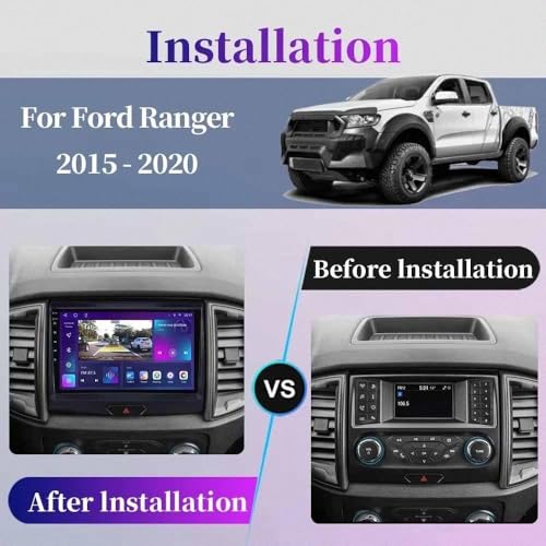 GPS Auto Ford Ranger Écran Tactile Bluetooth pour Commandes Volant