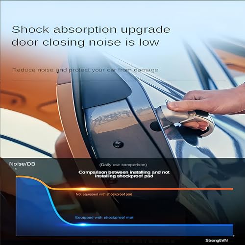 Image of Kidoca Car Shock Absorber Door Guard Protector Rubber Pads & Accessories, Innovative Auto Gadgets Hyryder, Innova, Hycross, Fortuner, Rumion, Glanza, Camry, Hilux, Etios, Corolla