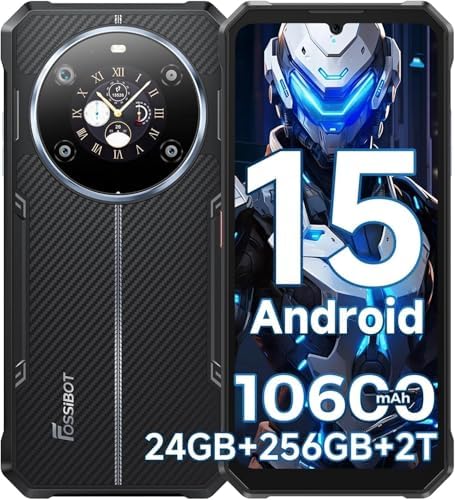 FOSSIBOT F109S Rugged Smartphone Unlocked, 24GB+256GB/2TB Android...