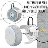Generic Echo Dot 3rd, 4th & 5th Gen Wall Mount Holder, Space-Saving Accessory with Built-in Cable Management, Includes Screws (1pcs) - Image 5
