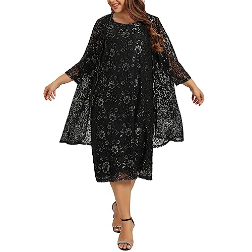 Women's Plus Size 2 Piece Mother of The Bride Dress Formal Evening Jacket Set Mother Gifts Special Occasion Party Dresses2